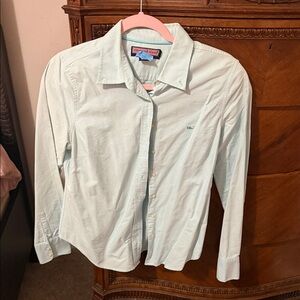 Vineyard Vines Aqua Button-Up Shirt